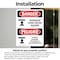 Signmission Safety Culture Sign, 7 in Width, Vinyl Decal, Rectangle, Bilingual OS-2PACK-DS-D-710-VS-1720 - alternate 5
